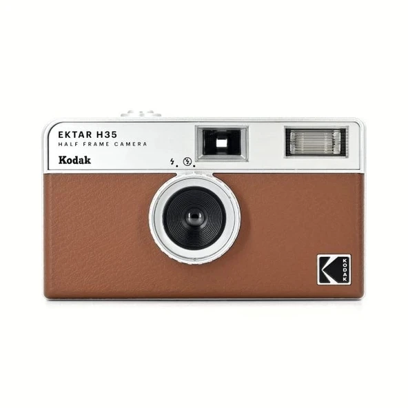 Kodak Ektar H35 Filmli Fotoğraf Makinesi Kahverengi Tekli