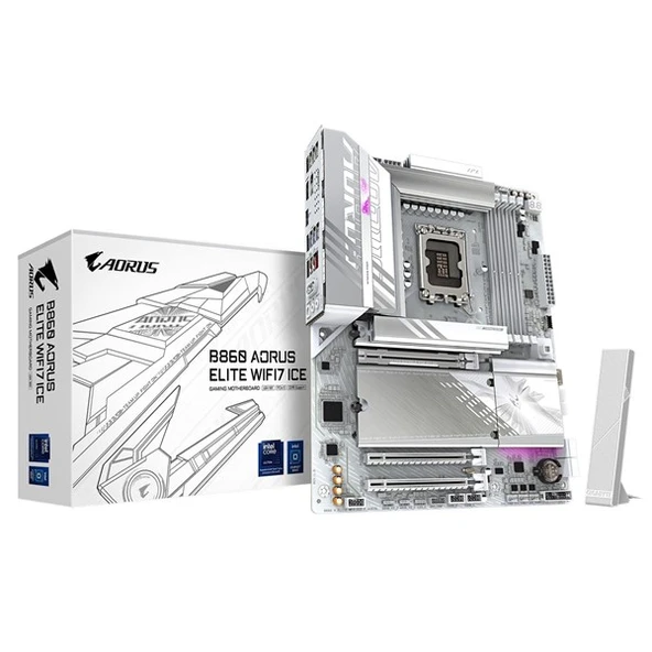 GIGABYTE B860 AORUS ELITE WIFI7 ICE DDR5 HDMI-DP TYPEC PCIE 5.0 1851P ATX