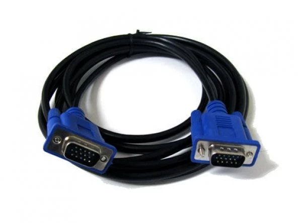 1.5 Metre Orjinal VGA Görüntü Kablosu Projeksiyon Ekran Monitör LCD Tv - 1.5 Metre 15 Pin A02 - 3