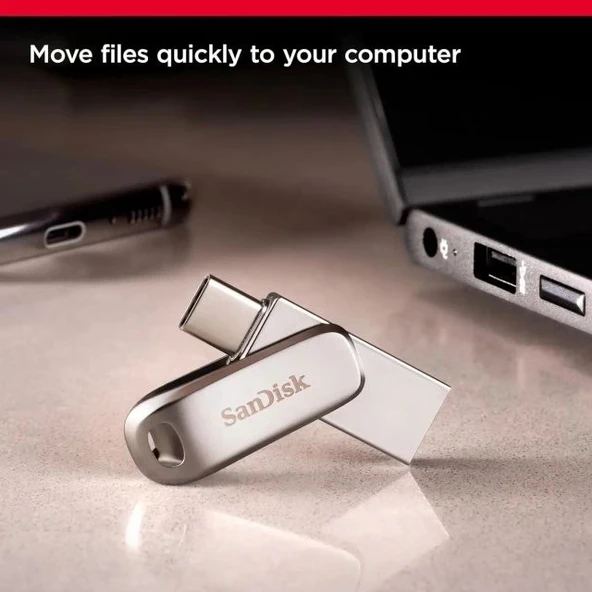 SanDisk Ultra Dual Drive Luxe USB Bellek - 4
