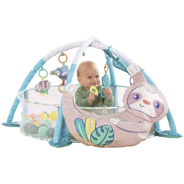 Infantino 4'ü 1 Arada Sloth Jumbo Bebek Aktivite Top Havuzu Sloth