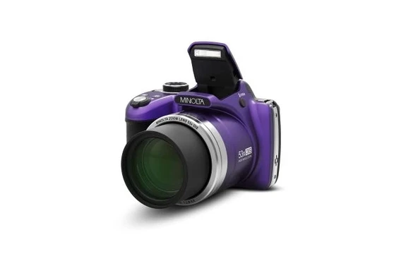 Minolta Pro Shot 16 Mega Piksel HD Dijital Kamera Pembe