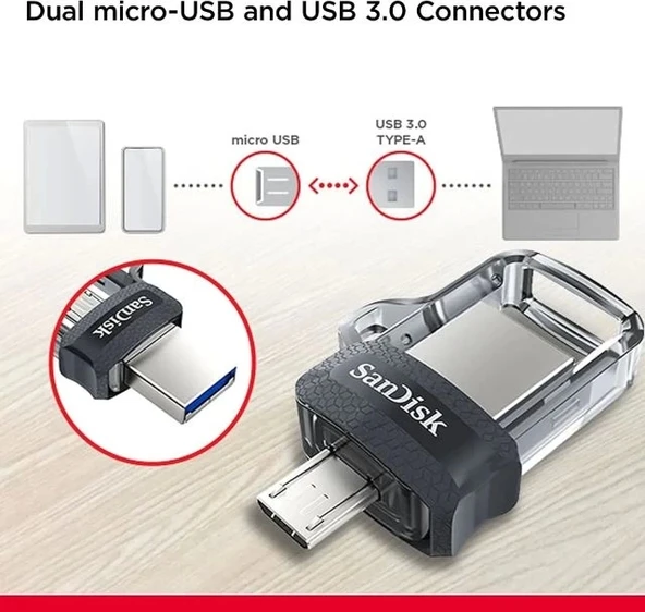 SanDisk Ultra Çift Flash Bellek - 6