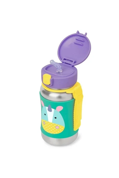 Zoo Pipetli Paslanmaz Çelik Suluk Unicorn - 2