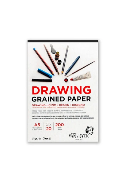VAN DYCK ÇİZİM BLOK DRAWING A5 200 GR 20 YP