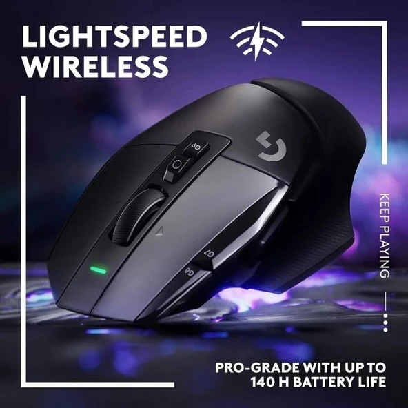Logitech G502 X PLUS Kablosuz RGB Oyun Mouse Siyah Wireless