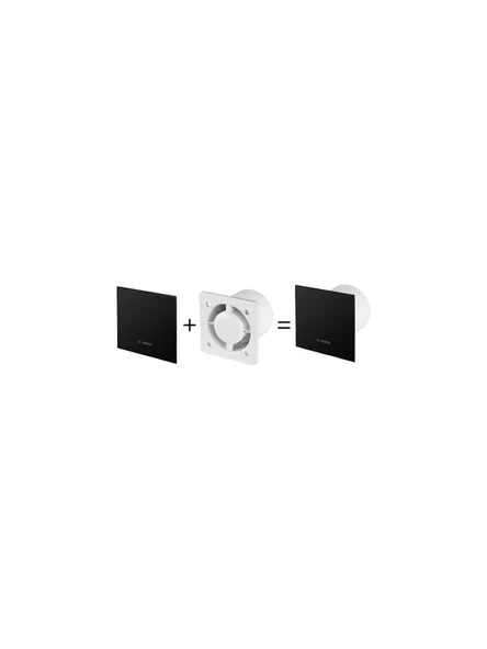 Bosch Banyo Aspiratörü / Fanı 1700 Serisi Mat Siyah 100 mm çap - 3