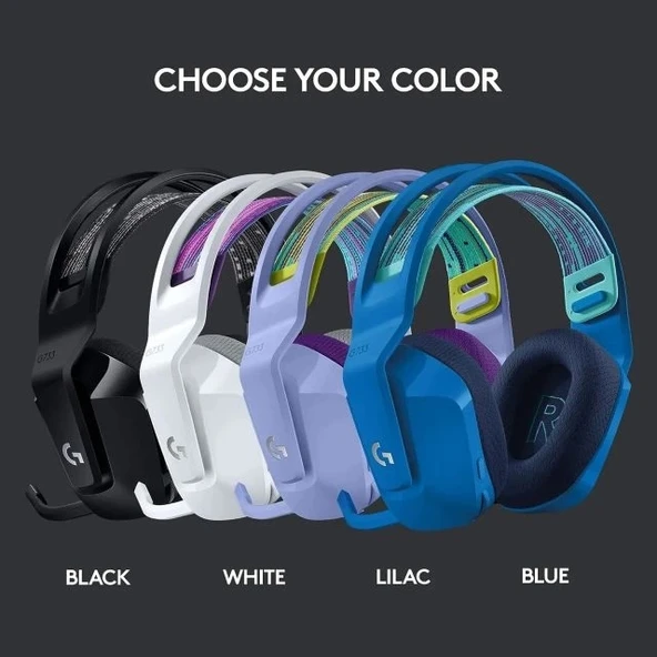 LOGİTECH G G733 LIGHTSPEED Kablosuz Oyuncu Kulaklığı Beyaz Kulaklık