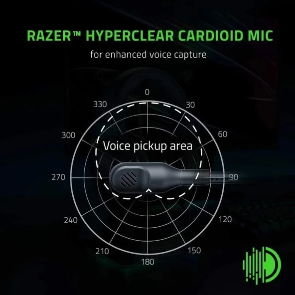 Razer BlackShark V2 X USB Kablolu Oyun Kulaklığı - 9