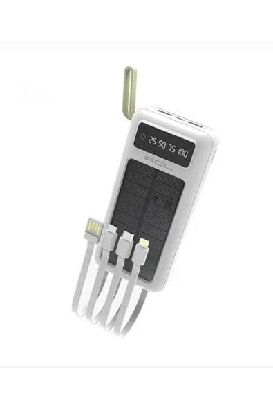 Acl Solar, Led Fenerli Lcd Gösterge Dahili Mikro, Type-C, Lightning PW-60 - 2