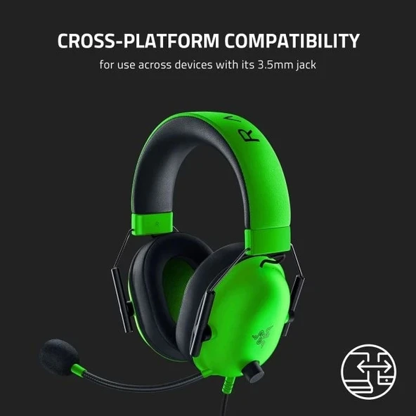Razer BlackShark V2 X USB Kablolu Oyun Kulaklığı - 6