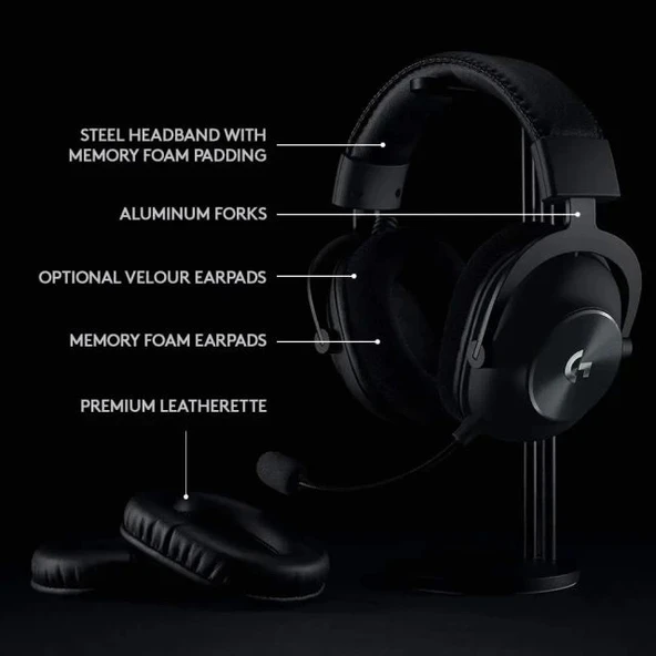 Logitech G PRO X Kablosuz Oyun Kulaklığı - 6