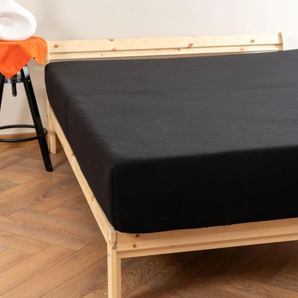 Soley | Jersey | %100 Pamuk Çİft Kişilik Premium Lastikli Çarşaf - 3