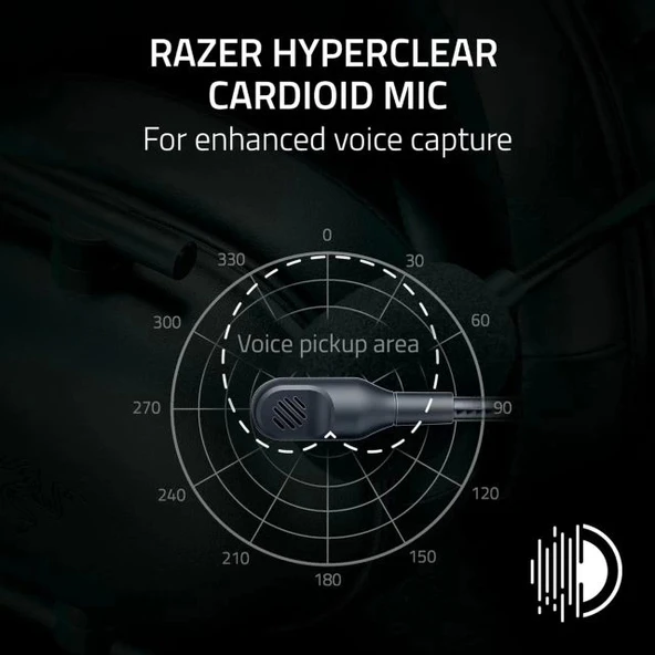 Razer BlackShark V2 X USB Kablolu Oyun Kulaklığı - 3