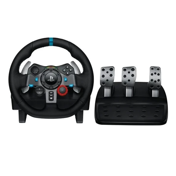 Logitech G29 Ps5, Ps4 ve Pc ile Uyumlu Driving Force Yarış Direksiyonu Direksiyon Kiti