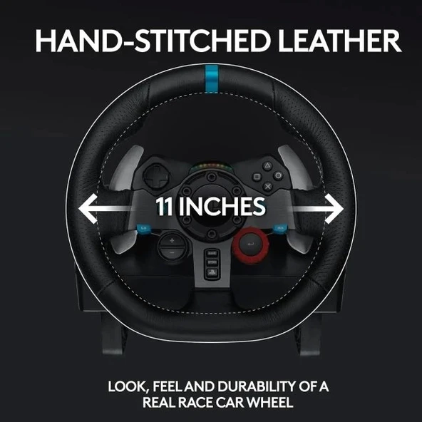 Logitech G29 Ps5, Ps4 ve Pc ile Uyumlu Driving Force Yarış Direksiyonu - 5