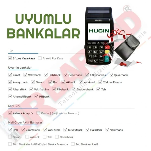 Hugin 4 G T300 Eft Pos Yazarkasa
