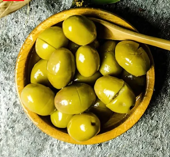 Yeşil Zeytin (KIRMA) - 500 gr Paket - 6