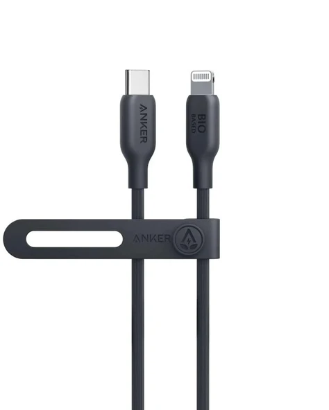 Anker USB-C - Lightning iPhone Şarj Kablosu 3FT Black 1