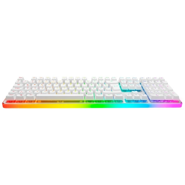 GameBooster G918 Fire Storm RGB Blue Switch Kablolu Mekanik Oyuncu Klavyesi Beyaz - 3
