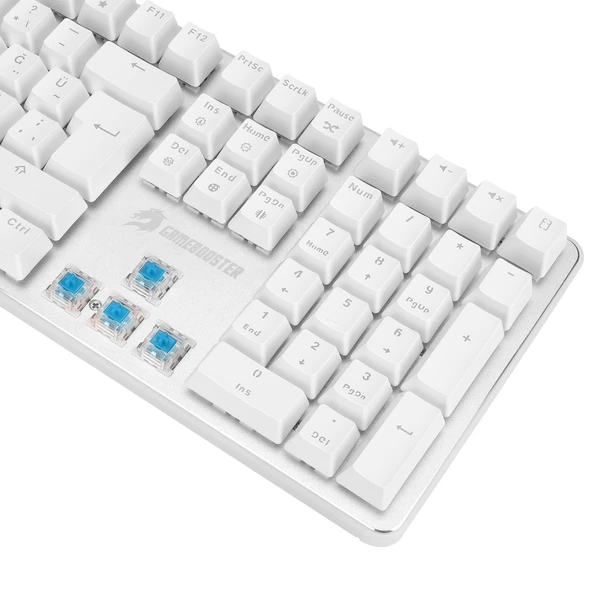 GameBooster G918 Fire Storm RGB Blue Switch Kablolu Mekanik Oyuncu Klavyesi Beyaz - 7