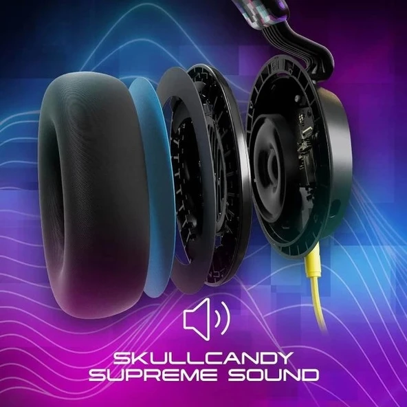 Skullcandy SLYR Kablolu Kulak Üstü Oyun Kulaklığı - 2