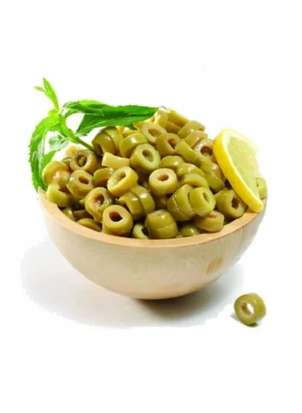 DİLİMLİ YEŞİL ZEYTİN - 500 gr Paket