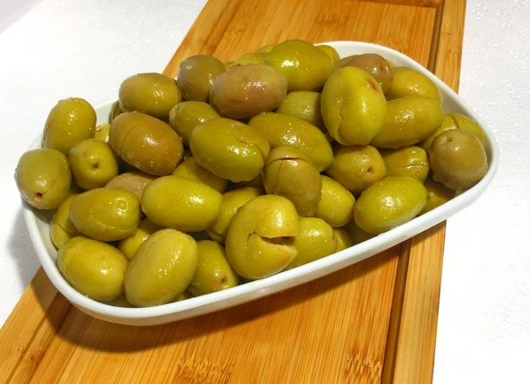 Yeşil Zeytin (KIRMA) - 500 gr Paket - 3