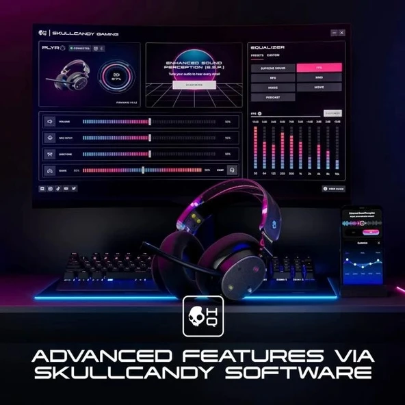 Skullcandy PLYR Kulak Üstü Oyun Kulaklığı - 6