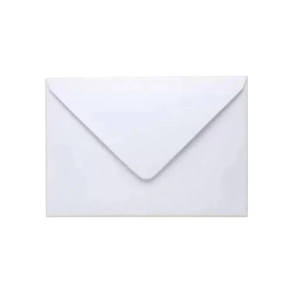Oyal Davetiye Zarfı (9x14) Beyaz 70 Gr 500 Lü
