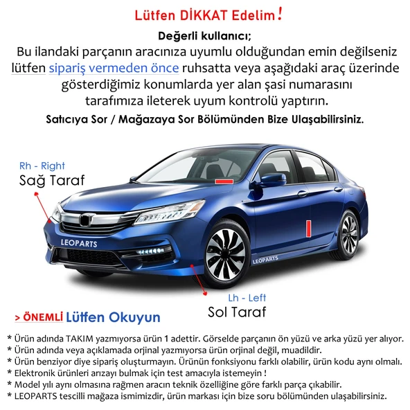 LEOPARTS Skoda Fabia Sis Lambası Sol (Çift Ampul Girişli) 2009-2012 5JD941699B - 4