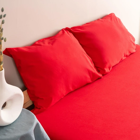 Soley | Jersey | %100 Pamuk Premium 2'li Yastık Kılıfı Seti