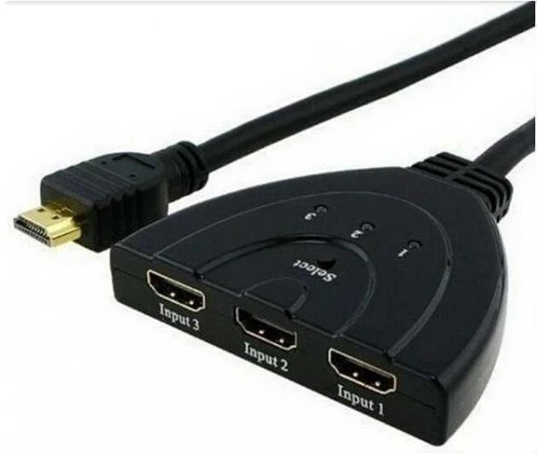 3 Port Hdmı Çoklayıcı 4K Full Hd Hdmi Switch - A14