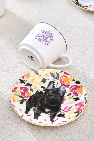 Karaca Perro 6 Kişilik Kahve Fincan Takımı 80 ml - 3