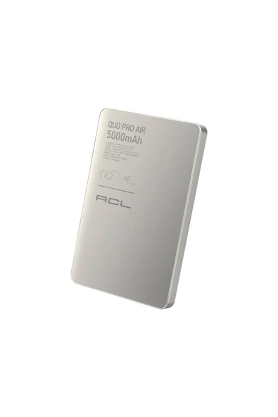 Acl 15W Hızlı Şarjlı LED Göstergeli USB-C Girişli Wireless PowerBank PW-114 - 2