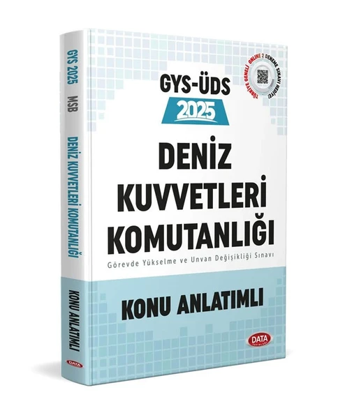Data Yayınları 2025 Deniz Kuvvetleri Komutanlığı Personeli Görevde Yükselme Sınavı Konu Anlatımlı ürün görseli 1