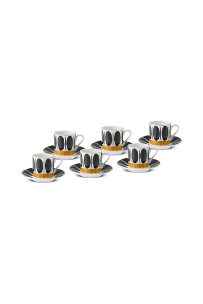 Karaca Hemet 6 Kişilik Kahve Fincanı 80 Ml - 4