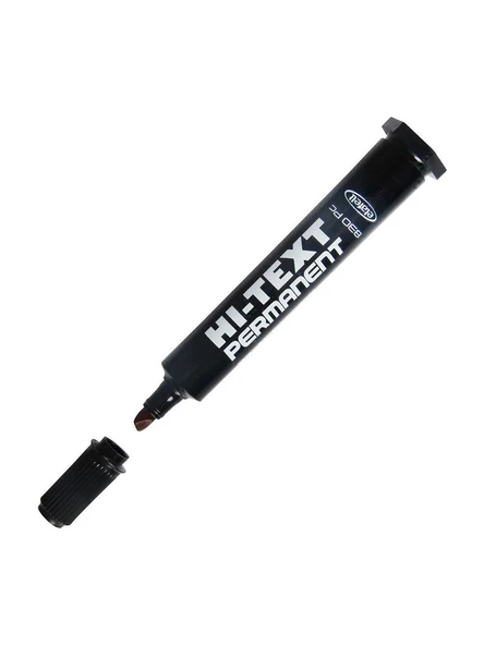 Hi-Text 830PB Yuvarlak Uç Koli Kalemi Siyah 12'li - 2