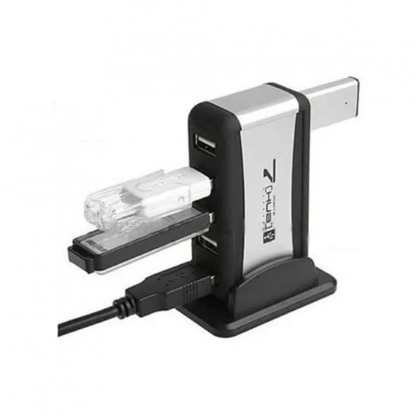 7 Port Usb Çoklayıcı Standlı Usb Hub Çoğaltıcı Adaptörlü Pc Notebook - A11 - 3