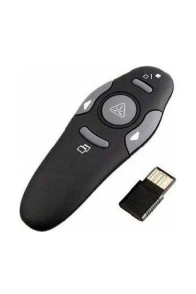 Kablosuz Lazer Sunum Kalemi , Sunum Kumandası , Lazer Powerpoint Atlatıcı 15 Metre Çekim - A13