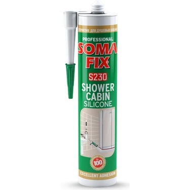 SOMA FİX DUŞA KABİN SİLİKONU 280ml S230 - ŞEFFAF ürün görseli
