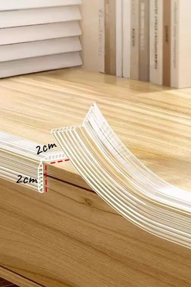 Agubugu Baby – Hava Yastıklı Geniş PVC Kenar Koruyucu – 2 Metre - 4