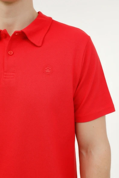 Lumberjack M-CT953 BASIC 5FX Kırmızı Erkek Kısa Kol Polo T-Shirt CT953 - 4