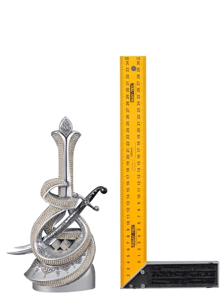 İSMİ ALİ BOYTU ORTA BOY GÜMÜŞ RENK BİBLO - 7