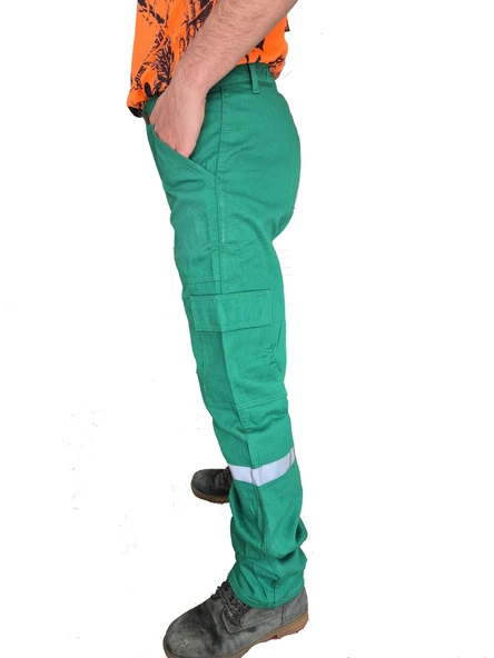 YAZLIK GABARDİN İŞÇİ PANTOLONU - 3