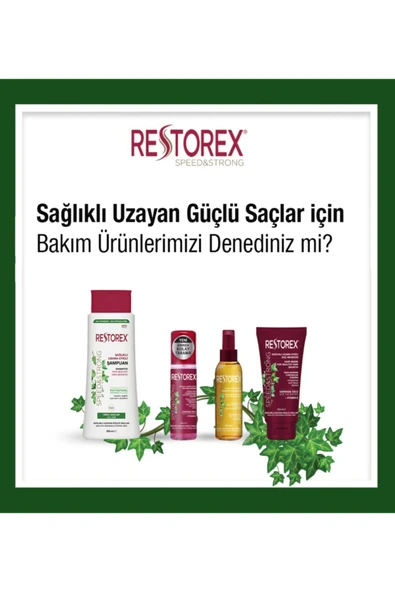 Restorex İnce Telli Yağlı  Saçlar İçin Sağlıklı Uzama Etkili Şampuan 500 ml - 5
