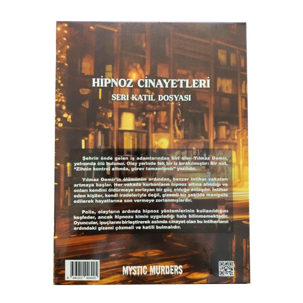 DEDEKTİF VAKA ÇÖZME OYUNU HİPNOZ CİNAYETLERİ SERİ KATİL DOSYASI - 2