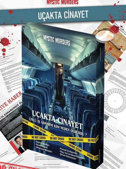 DEDEKTİF VAKA ÇÖZME OYUNU UÇAKTA CİNAYET DOSYASI