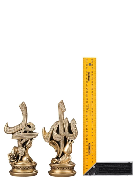 ZARİF SÜLÜS BOYTU ORTA BOY SARI RENK BİBLO - 6