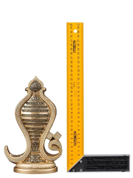 ZARİF DÖRT KUL BOYTU ORTA BOY SARI RENK BİBLO - 7